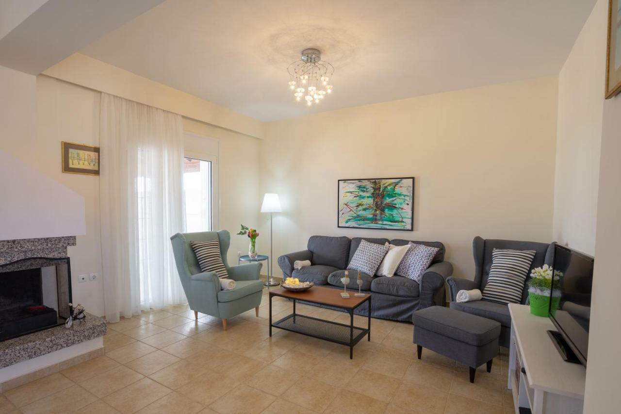 Alkion Villa Gennadi Bagian luar foto